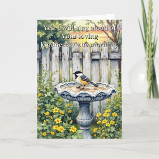 Psalm 59:16 Christian Note Card