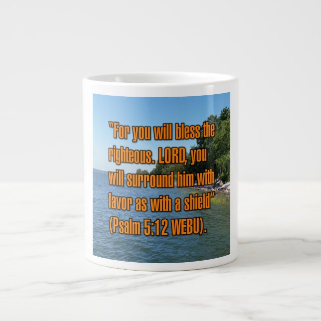 Psalm 5:12 WEBU Mug (Front)