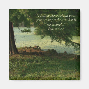 Psalm 62:8 Encouragment Nature Magnet