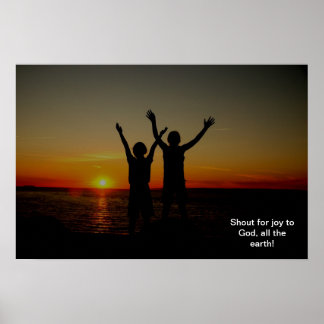 Psalm 66:1 poster