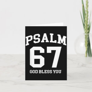 Psalm 67 Christian 6 7 Six Seven Jesus Funny Meme Card