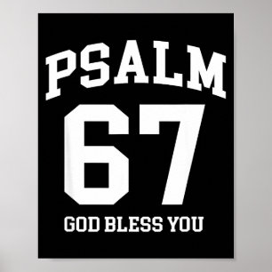 Psalm 67 Christian 6 7 Six Seven Jesus Funny Meme  Poster