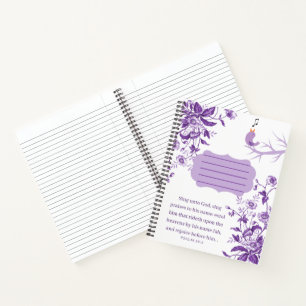 Psalm 68:4, Hardcover 8.5 X 11" Notebook