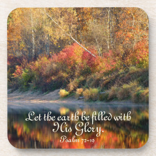 Psalm 72:19 Bible Verse God's Glory Coasters