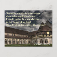 Psalm 84:10 Scripture Memory Card