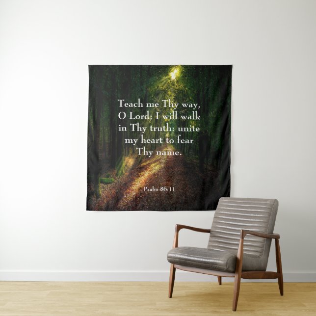 Psalm 86:11   tapestry