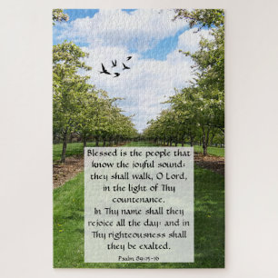 Psalm 89:15-16 jigsaw puzzle