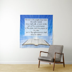 Psalm 89:15-16 tapestry