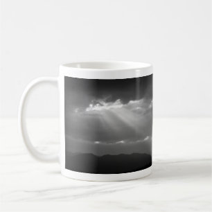 Psalm 91:1, 2 on a BW Landscape Coffee Mug