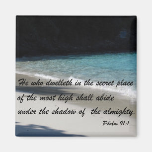 Psalm 91:1 magnet