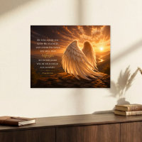 Psalm 91:4 Angel Wings Christian