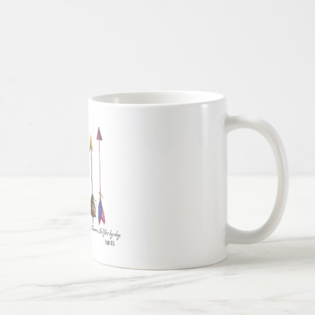 Psalm 91 Arrow Coffee Mug (Right)