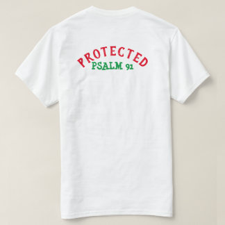 Psalm 91 Bible Scripture Girls Christian T-shirt