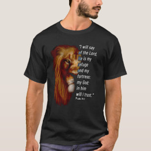 Psalm 91 Bible Verse T-Shirt