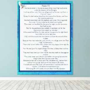 Psalm 91 canvas print