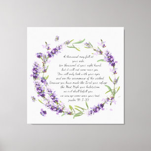 Psalm 91 canvas print