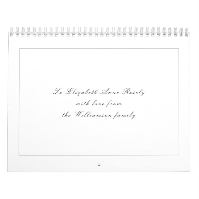 Psalm 91 Christian Black & White Scripture Calendar (Cover)
