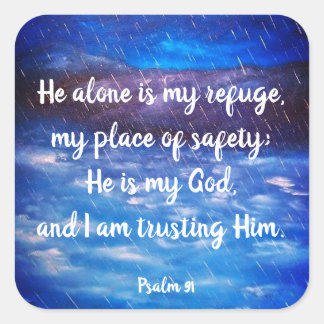 Psalm 91 Christian Scripture Stickers