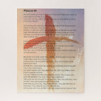 Psalm 91 Cross Painting Jigsaw Puzzle