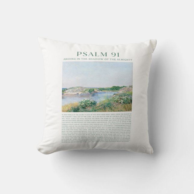 Psalm 91  cushion (Front)