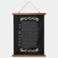 Psalm 91 Eucalyptus Leaves Bible Verses Scroll Han