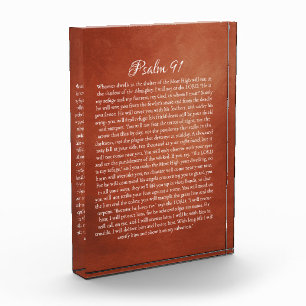 Psalm 91 for Protection Photo Block