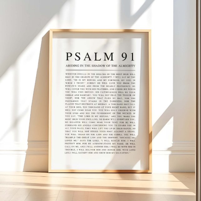 Psalm 91 NKJV Bible Verse Poster (Creator Uploaded)