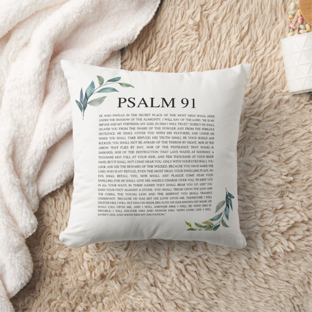Psalm 91 NKJV Cushion (Blanket)