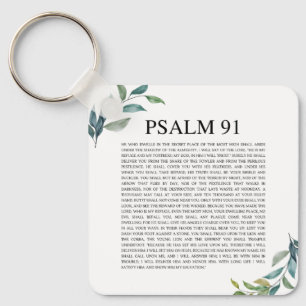 Psalm 91 NKJV Key Ring
