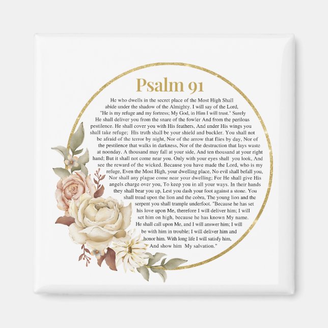 Psalm 91 NKJV Magnet (Front)