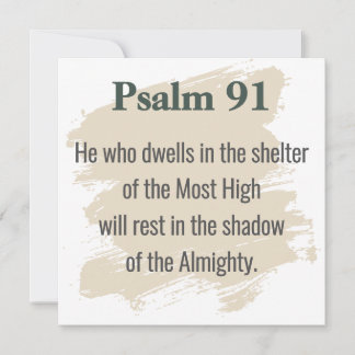Psalm 91 Scripture Card – Print or Download