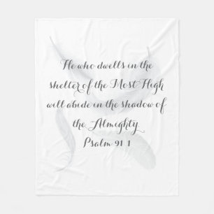 Psalm 91 Soft and Cosy Blanket
