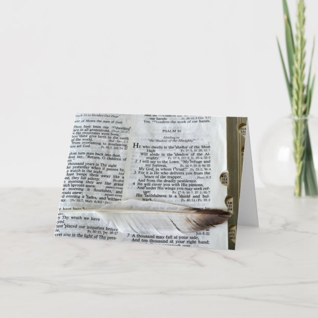 Psalm 91- Special Occasion Card (Front)