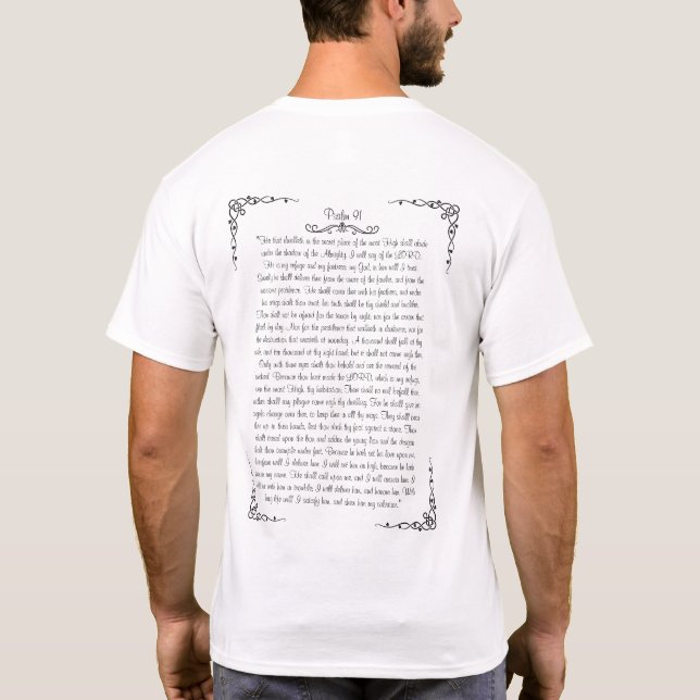 Psalm 91 T-shirt (Back)