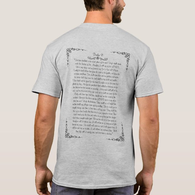 Psalm 91 T-shirt (Back)