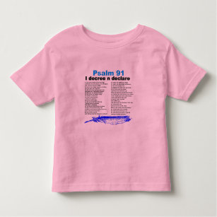 Psalm 91 Toddlers Christian T-shirt