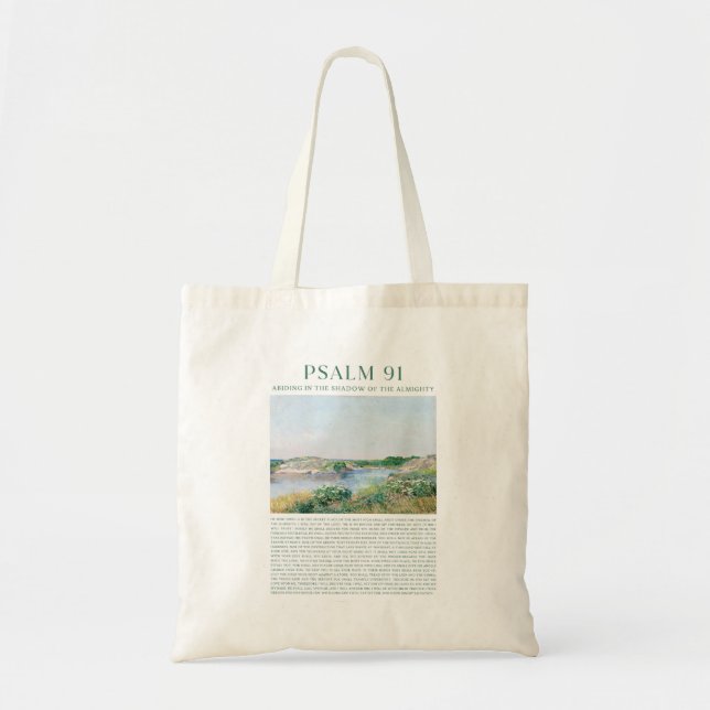 Psalm 91  tote bag (Front)