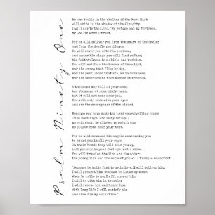 Psalm 91 Wall Art