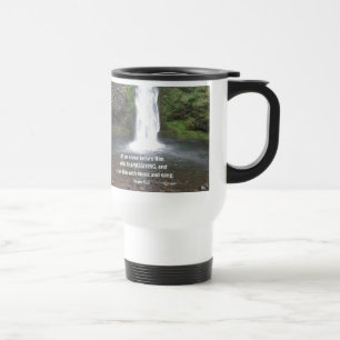 Psalm 95:2 Let us come before Him... Travel Mug