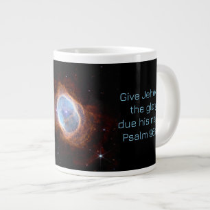 Psalm 96:8a for 2025 Image from JWST  Large Coffee Mug