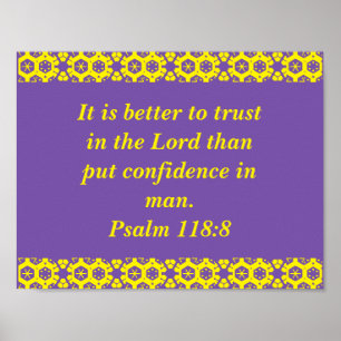 Psalm bible verse poster