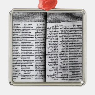 Psalm of David: Psalterim Octaplums, 1516 Metal Ornament