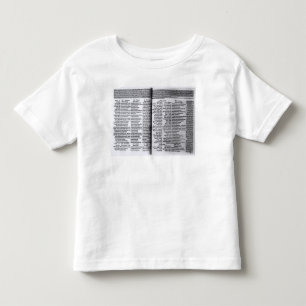 Psalm of David: Psalterim Octaplums, 1516 Toddler T-Shirt