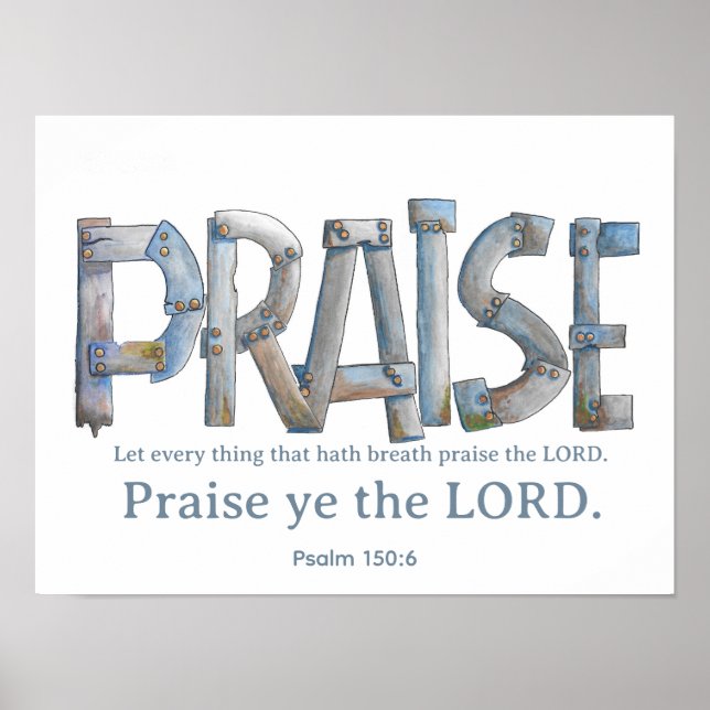 Psalm Praise Poster (Front)