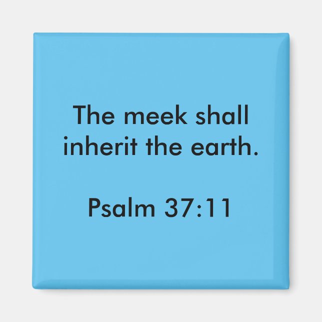 Psalm Quote Magnet (Front)