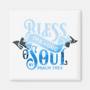 Psalms 103 Christian Design Magnet