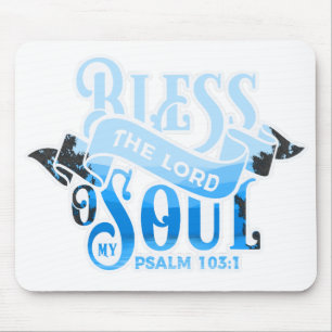 Psalms 103 Christian Design Mouse Pad