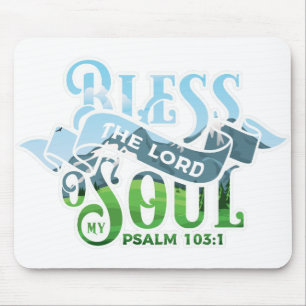 Psalms 103 Christian Design Mouse Pad