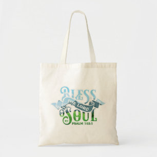 Psalms 103 Christian Design Tote Bag