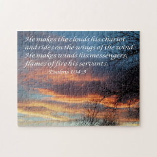 Psalms 104:3 jigsaw puzzle